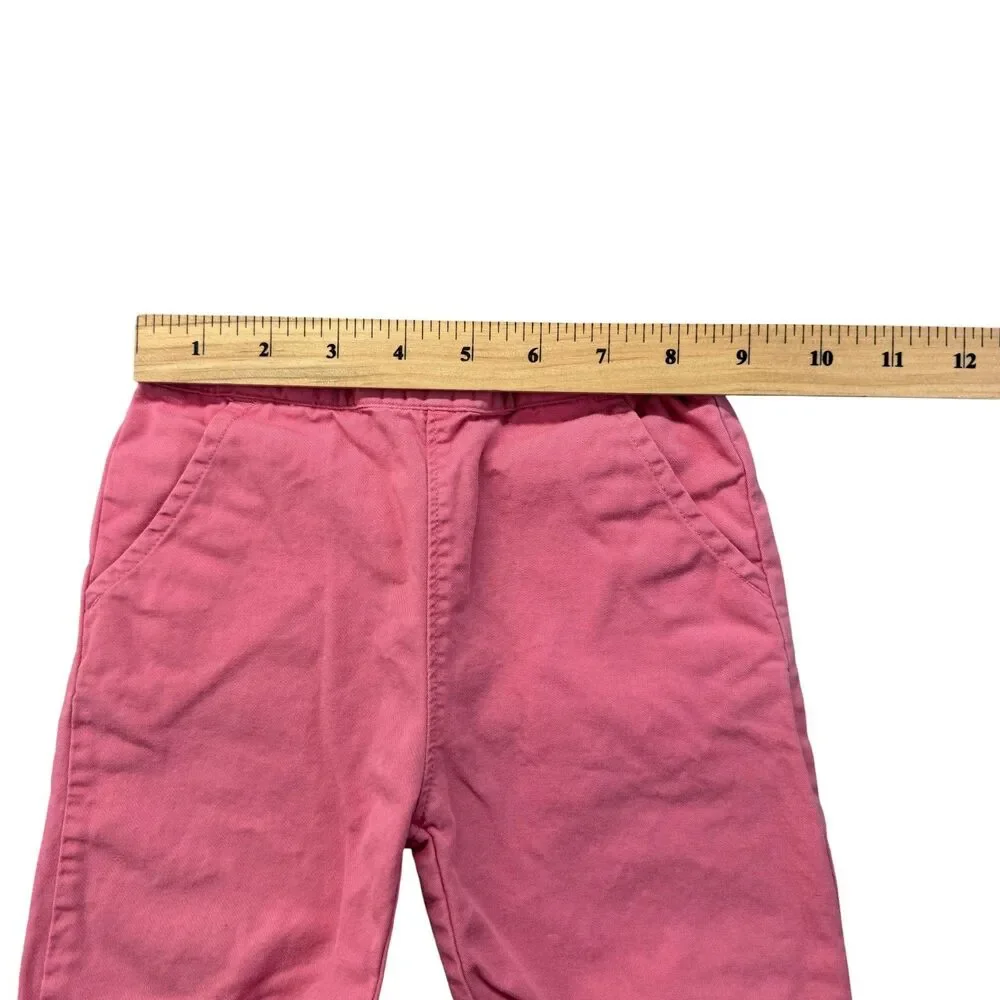 Ralph Lauren Pants Baby Girl Large 12-18 Months Pink Pockets Stretch Cute Cotton